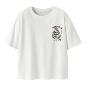 T-shirt unisex adulto in colore cloud di Name It dal design versatile