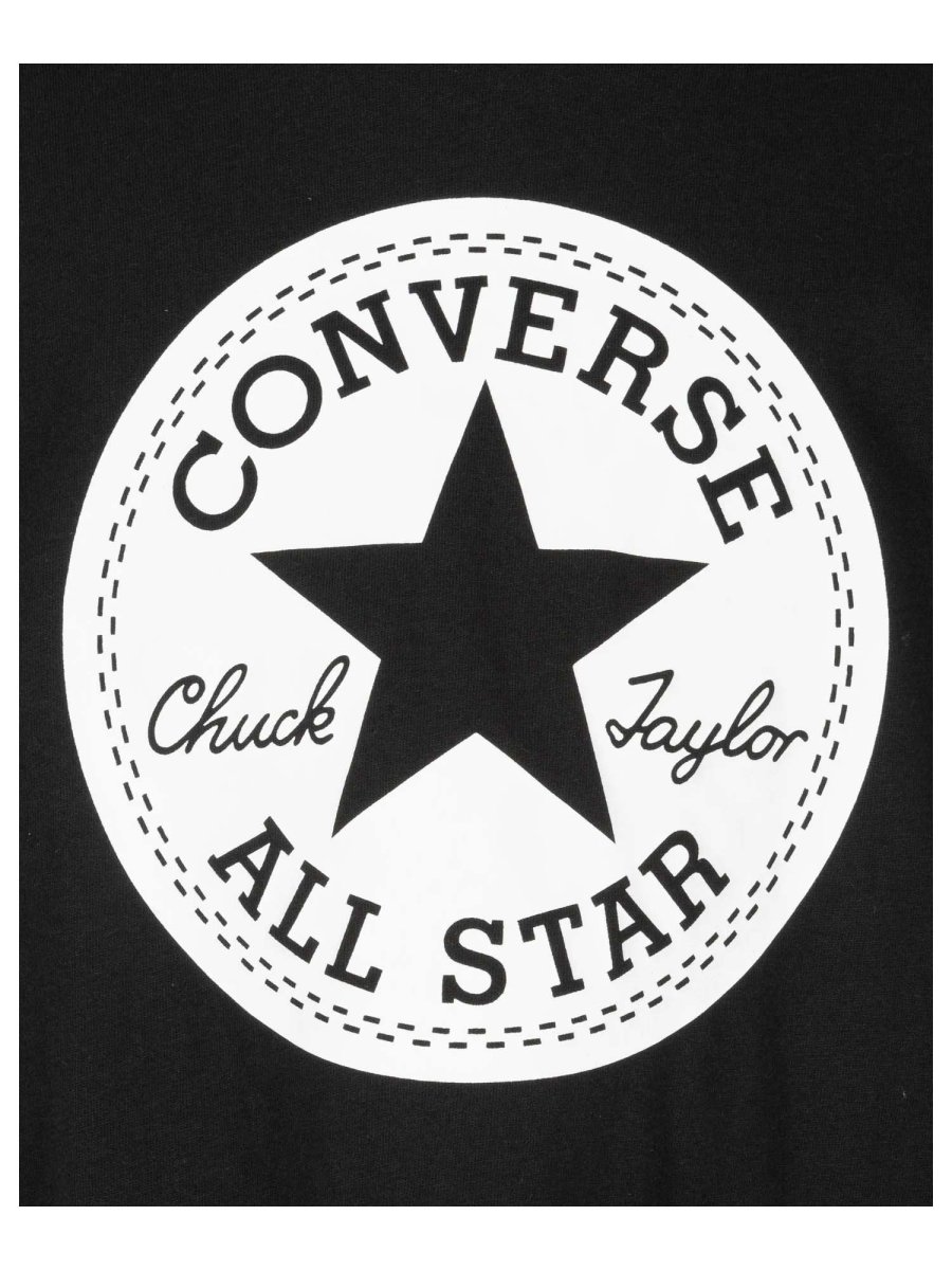 T-SHIRT BASIC CON STAMPA CONVERSE ALL STAR DA BAMBINA NERO - immagine 4