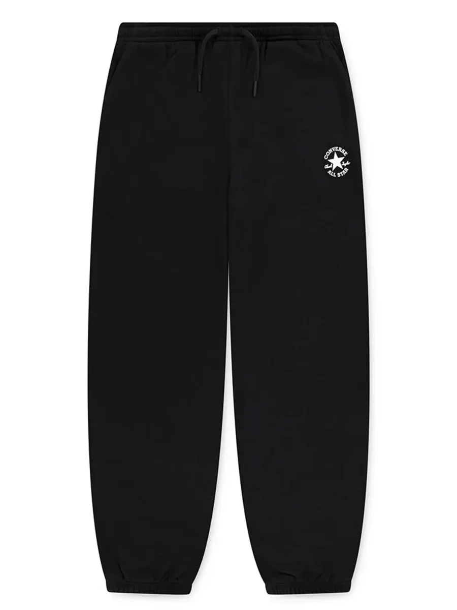 PANTALONE SPORTIVO CONVERSE ALL STAR DA BAMBINA NERO - immagine 2