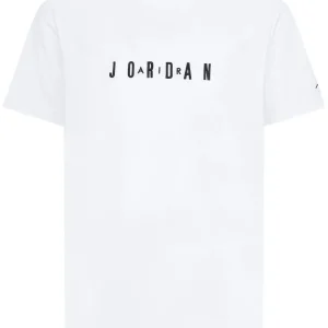 T-SHIRT LOGATA JORDAN DA BAMBINO BIANCO