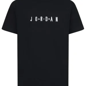 T-SHIRT LOGATA JORDAN DA BAMBINO NERO