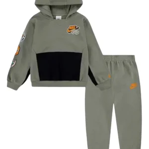 TUTA FELPA+PANTALONE NIKE BABY VERDE