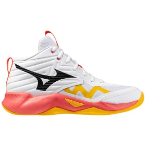 SCARPA PALLAVOLO WAVE MOMENTUM PRO MID MIZUNO DA UOMO BIANCO