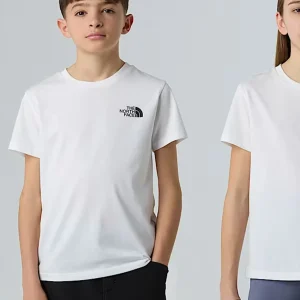 T-SHIRT SIMPLE DOME THE NORTH FACE JUNIOR UNISEX BIANCO