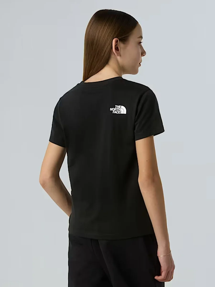 T-SHIRT SIMPLE DOME THE NORTH FACE JUNIOR UNISEX NERO - immagine 4