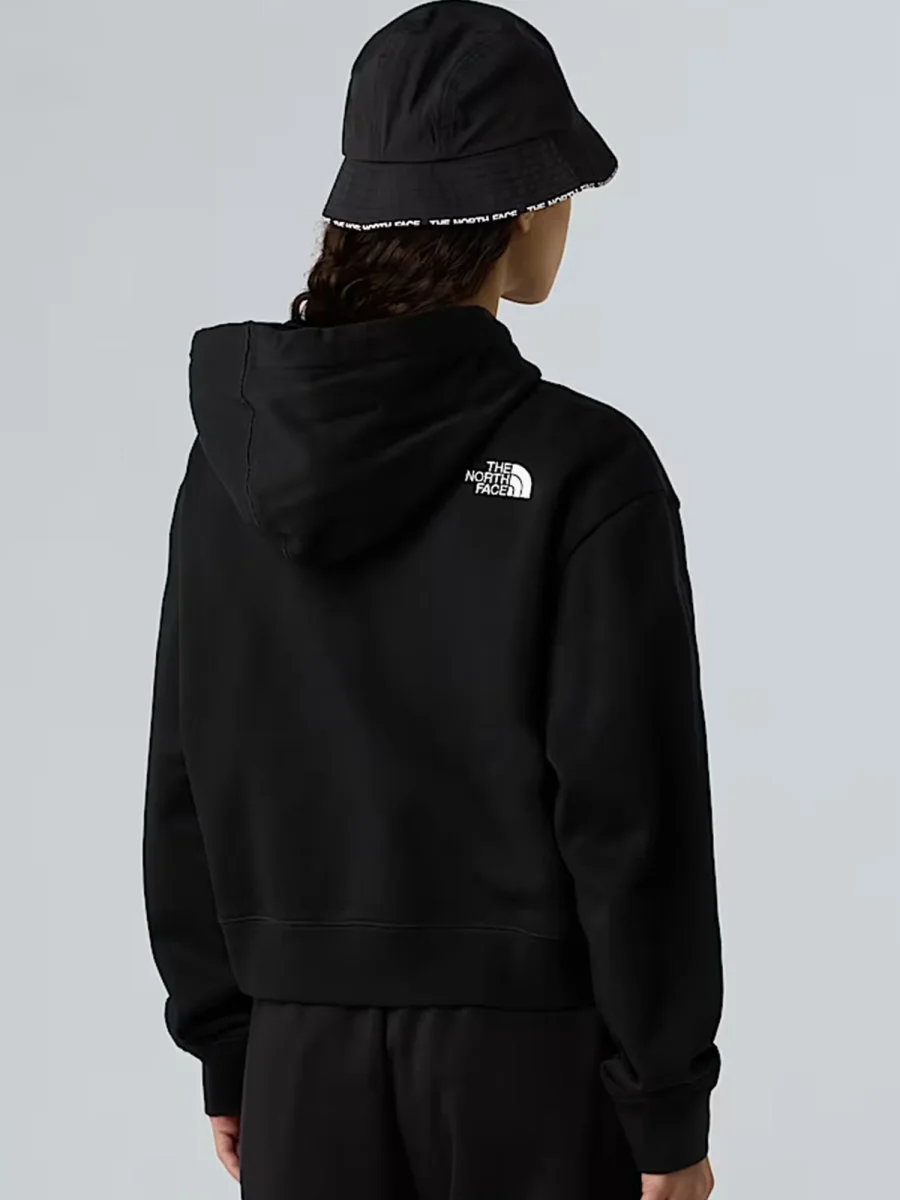 FELPA CROPPED ESSENTIAL THE NORTH FACE DA DONNA NERO - immagine 4