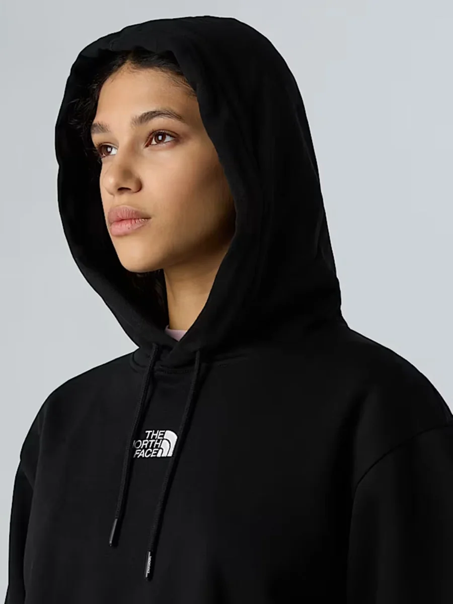 FELPA CROPPED ESSENTIAL THE NORTH FACE DA DONNA NERO - immagine 5