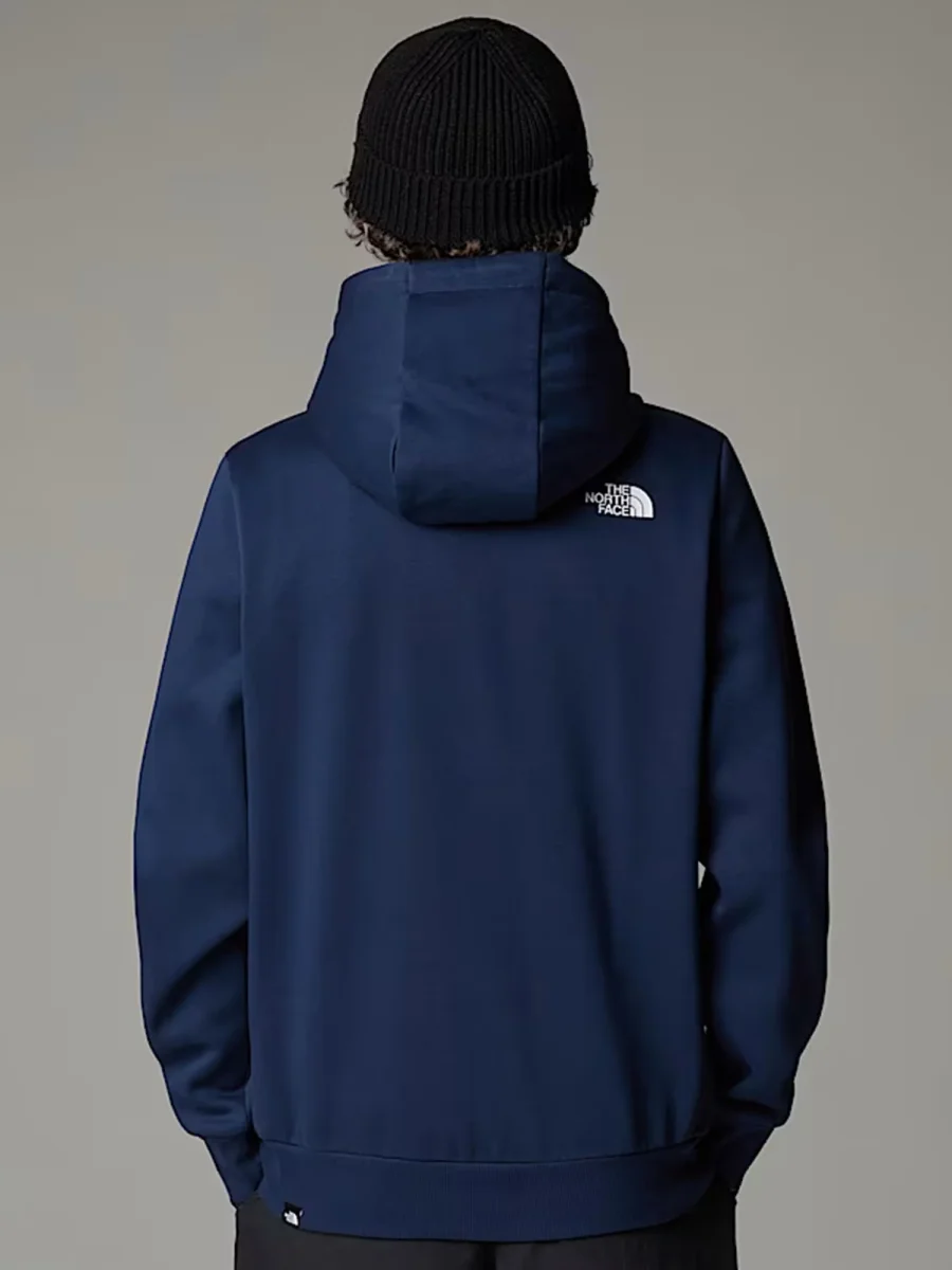 FELPA CON CAPPUCCIO SIMPLE DOME THE NORTH FACE DA UOMO BLU - immagine 4