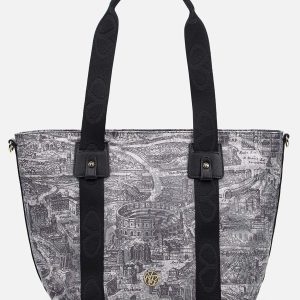 BORSA SHOPPING BAG LARGE YNOT? DA DONNA GRIGIO
