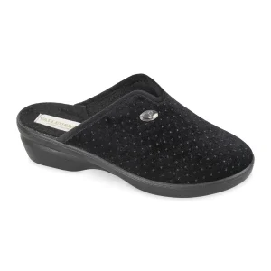 CIABATTA CON STRASS VALLEVERDE DONNA NERO