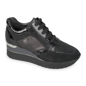 SNEAKERS CON ZEPPA VALLEVERDE DONNA NERO