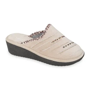 CIABATTA CON STRASS VALLEVERDE DONNA  BEIGE