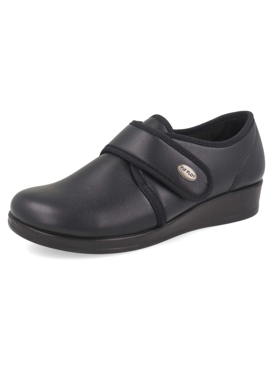 PANTOFOLA CHIUSA CON STRAPPO FLY FLOT DA DONNA NERO - immagine 3