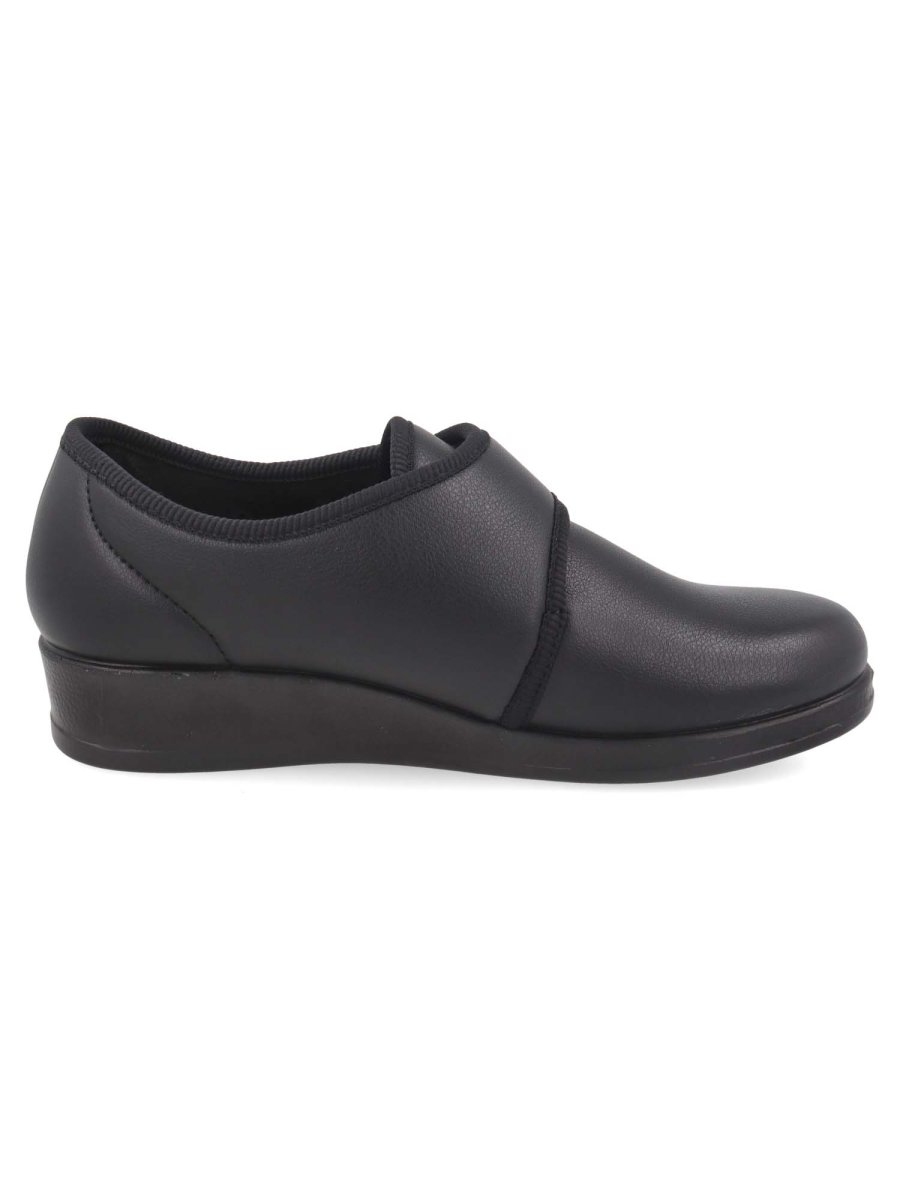 PANTOFOLA CHIUSA CON STRAPPO FLY FLOT DA DONNA NERO - immagine 4
