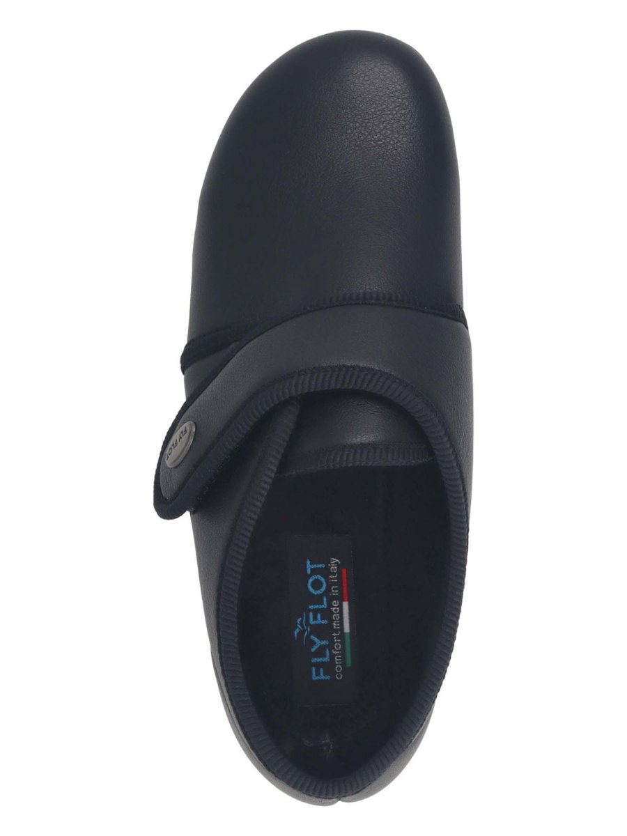 PANTOFOLA CHIUSA CON STRAPPO FLY FLOT DA DONNA NERO - immagine 5