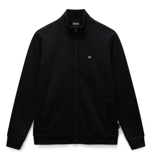 FELPA CON ZIP BALIS NAPAPIJRI DA UOMO NERO