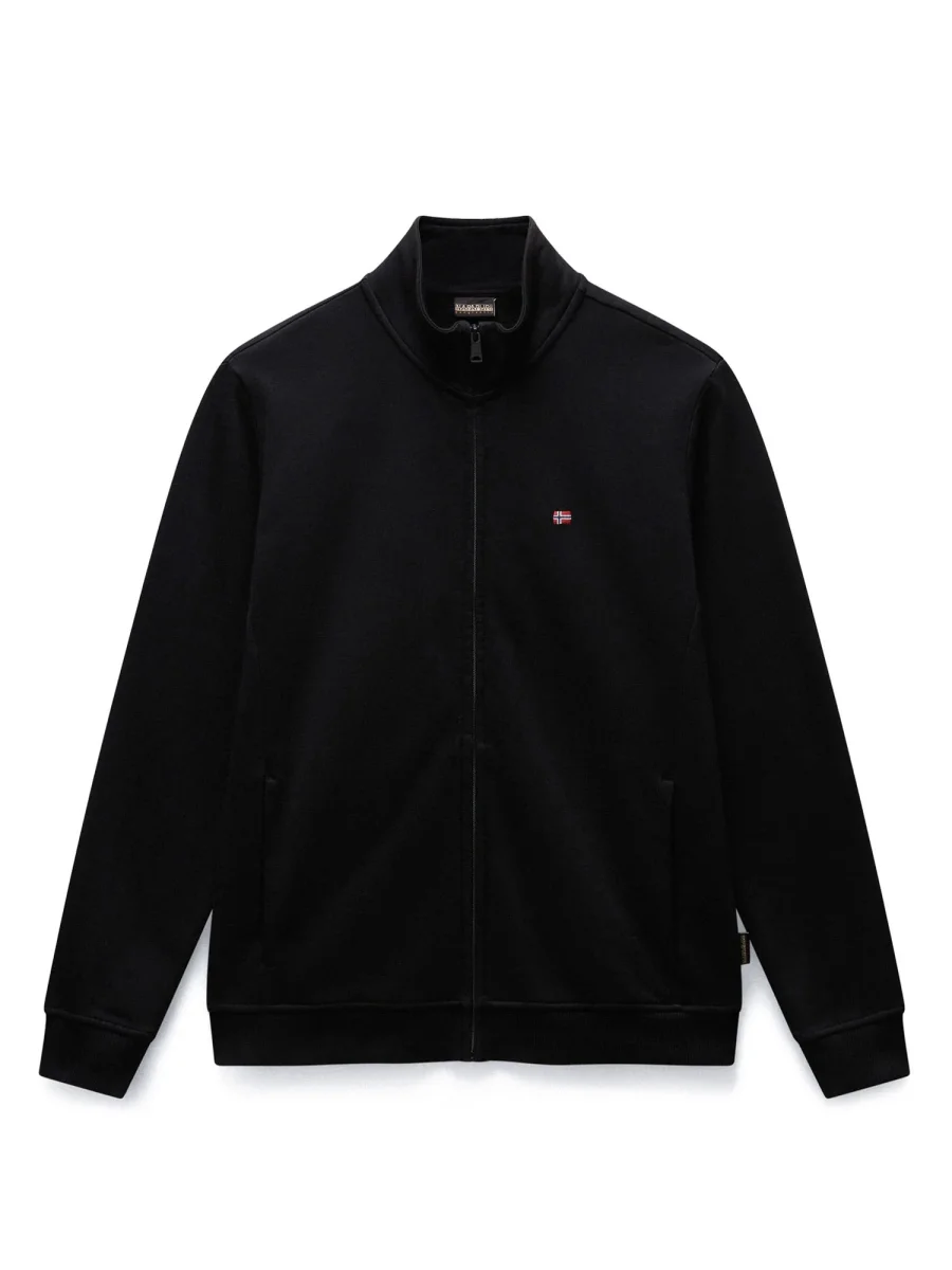 FELPA CON ZIP BALIS NAPAPIJRI DA UOMO NERO
