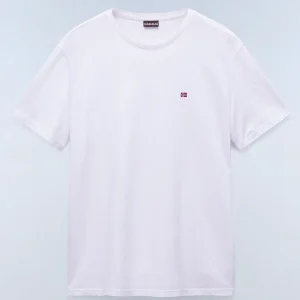 T-SHIRT SALIS NAPAPIJRI DA UOMO BIANCO