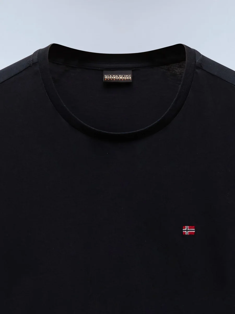 T-SHIRT SALIS NAPAPIJRI DA UOMO NERO - immagine 3