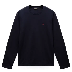 MAGLIA SALIS A MANICA LUNGA  NAPAPIJRI DA UOMO BLU