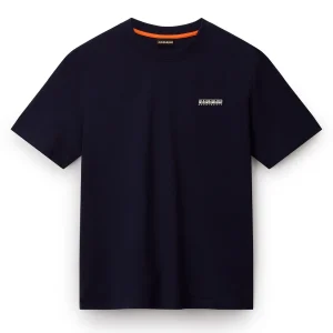 T-SHIRT SMALLBOX NAPAPIJRI DA UOMO BLU