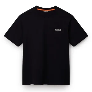 T-SHIRT SMALLBOX NAPAPIJRI DA UOMO NERO