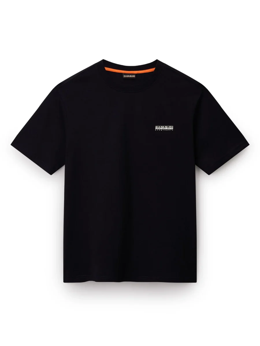 T-SHIRT SMALLBOX NAPAPIJRI DA UOMO NERO