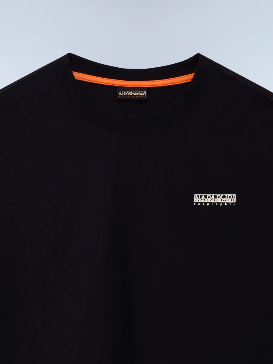 T-SHIRT SMALLBOX NAPAPIJRI DA UOMO NERO - immagine 3