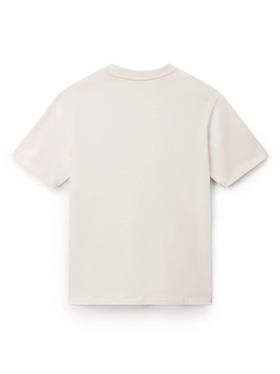 T-SHIRT SMALLBOX NAPAPIJRI DA UOMO PANNA - immagine 4