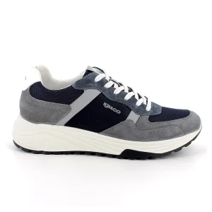 SNEAKERS GRIGIO-BLU IGI&CO SETH DA UOMO