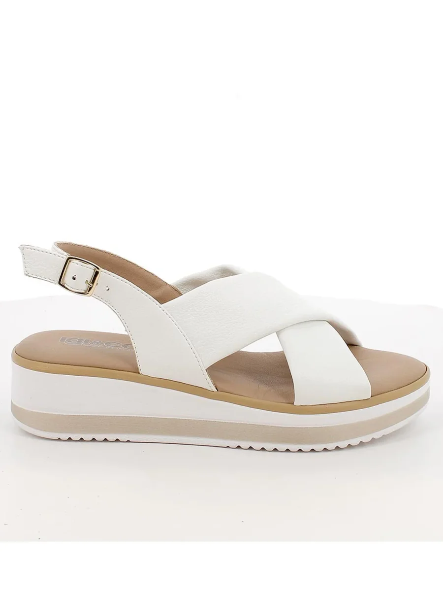 SANDALO BIANCO IGI&CO CON ZEPPA PATRICIA DA DONNA - immagine 2