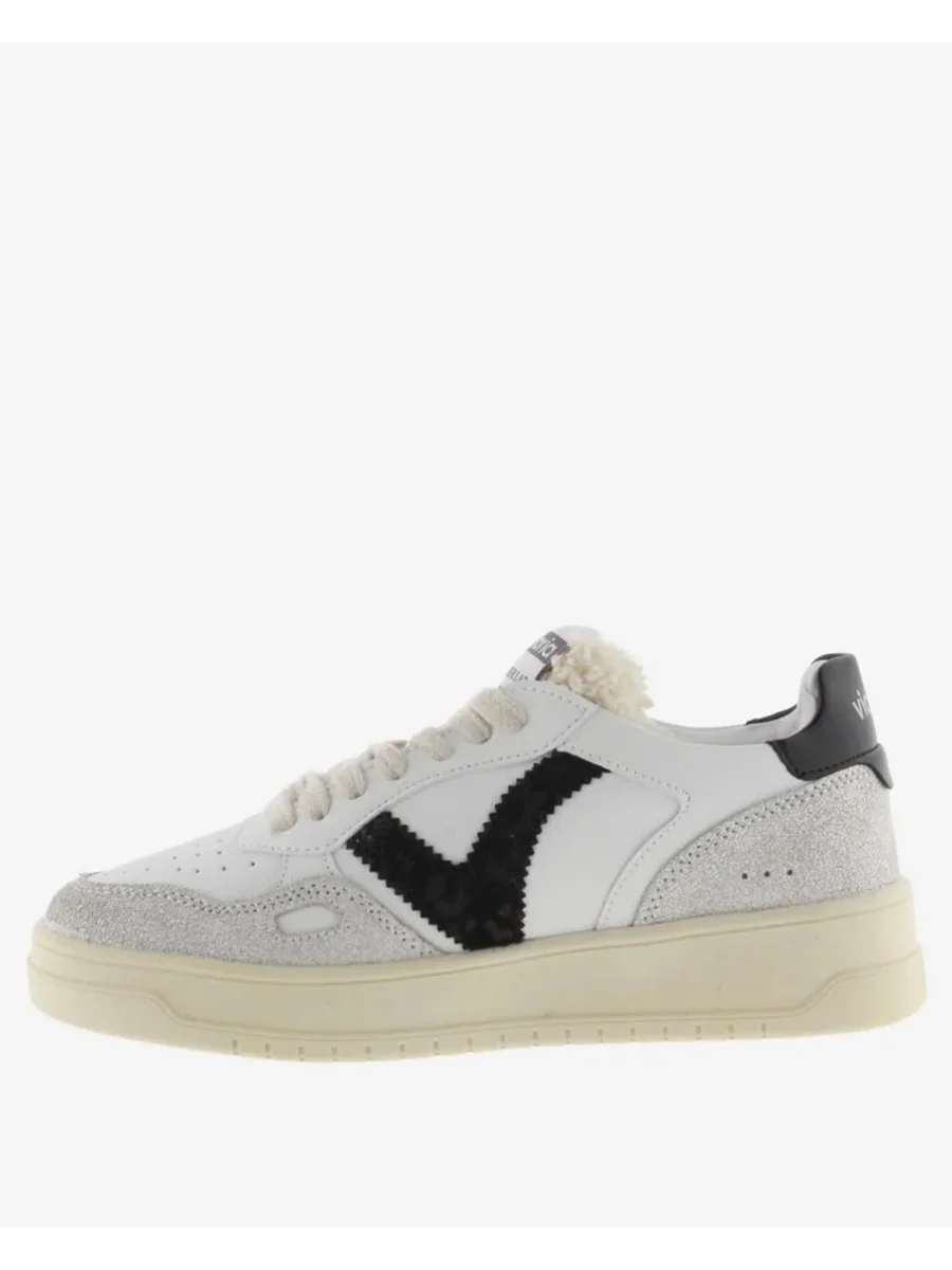 SNEAKERS SEUL VICTORIA DA DONNA BIANCO NERO - immagine 4