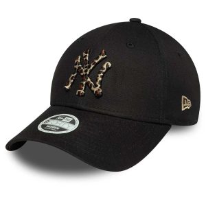 CAPPELLO 940 NY LEOPARD NEW ERA DA DONNA NERO
