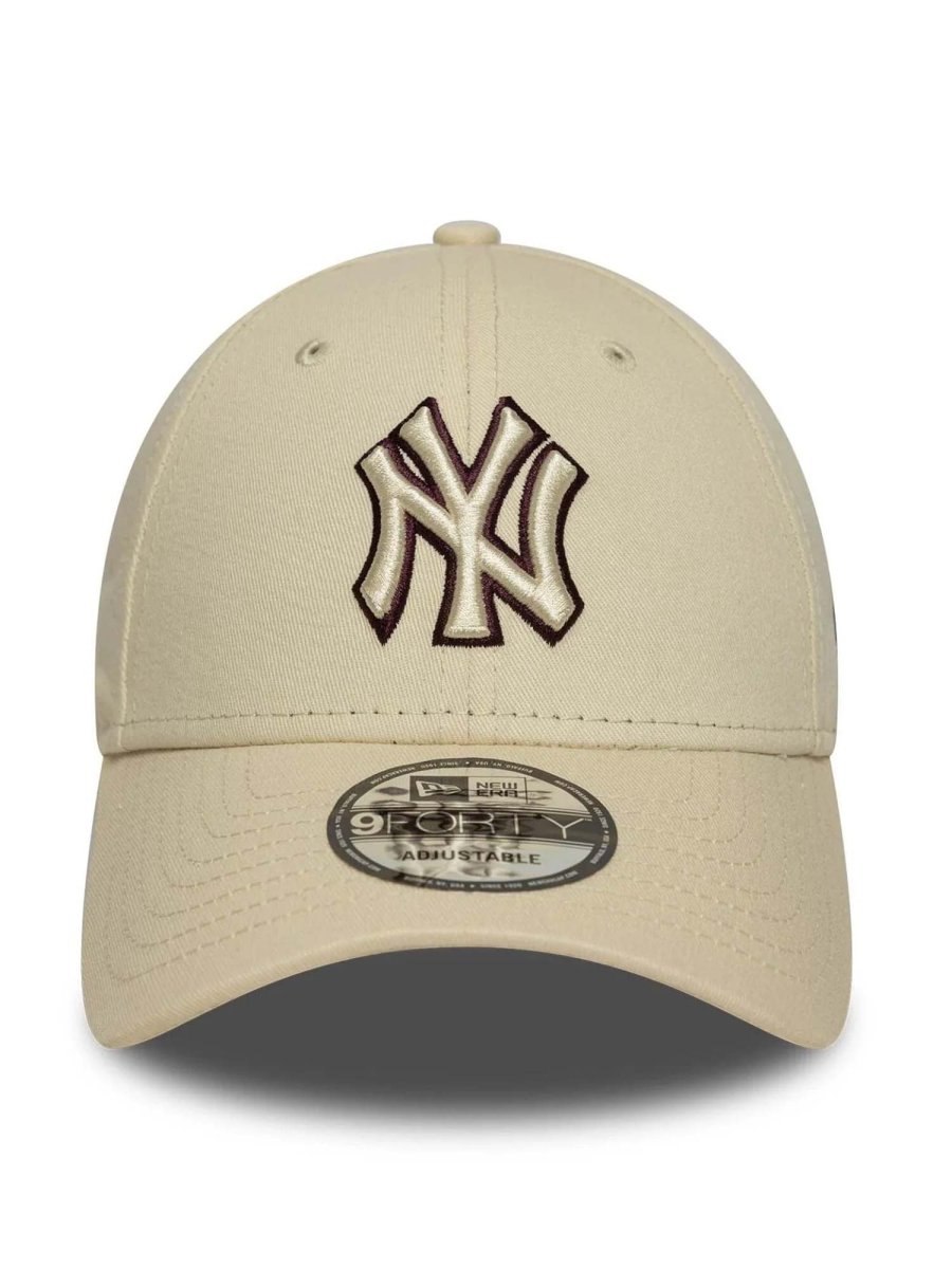 CAPPELLO 940 MLB TEAM OUTLINE NEW ERA UNISEX BEIGE - immagine 3