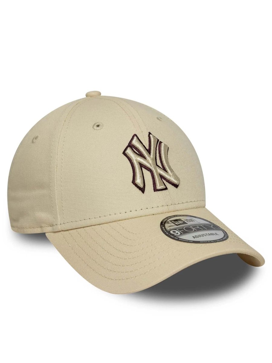 CAPPELLO 940 MLB TEAM OUTLINE NEW ERA UNISEX BEIGE - immagine 4