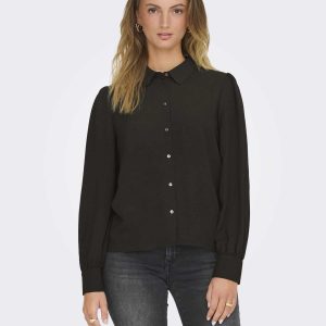 CAMICIA DIVYA JACQUELINE DE YONG DA RAGAZZA CIOCCOLATO