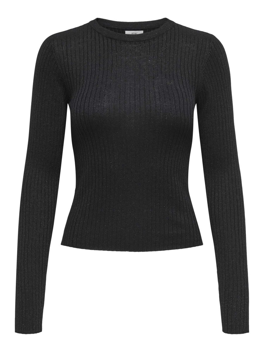 PULLOVER PLUM IN LUREX JACQUELINE DE YONG DA RAGAZZA NERO - immagine 2
