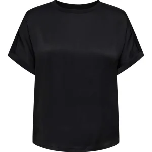 T-SHIRT JENNA BASIC JACQUELINE DE YONG DA RAGAZZA NERO