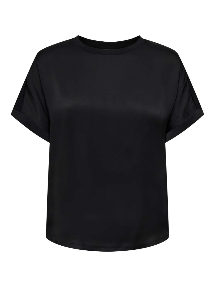 T-SHIRT JENNA BASIC JACQUELINE DE YONG DA RAGAZZA NERO - immagine 2