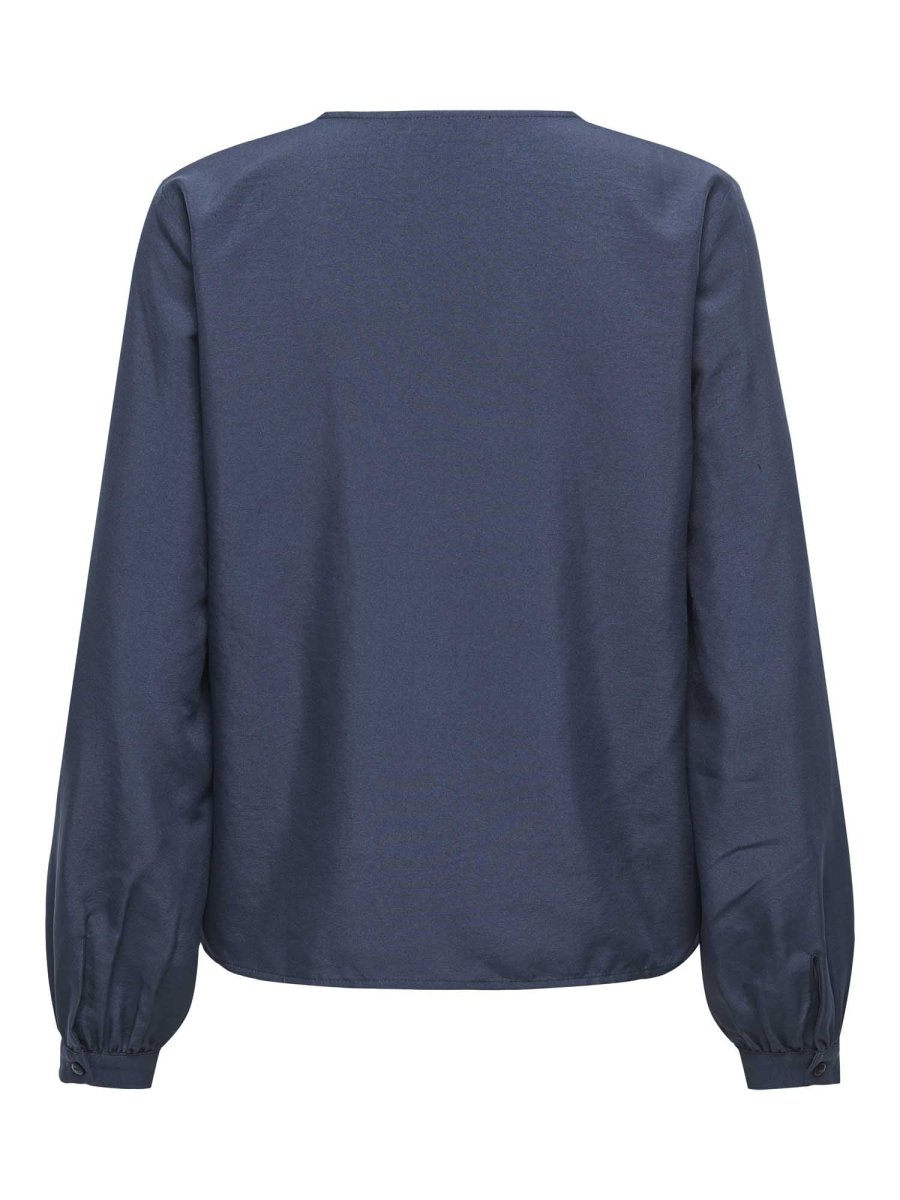 CAMICIA TRAIN JACQUELINE DE YONG DA RAGAZZA BLU - immagine 3