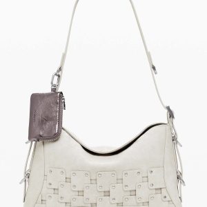 BORSA NEW PATCH DESIGUAL DONNA CREMA