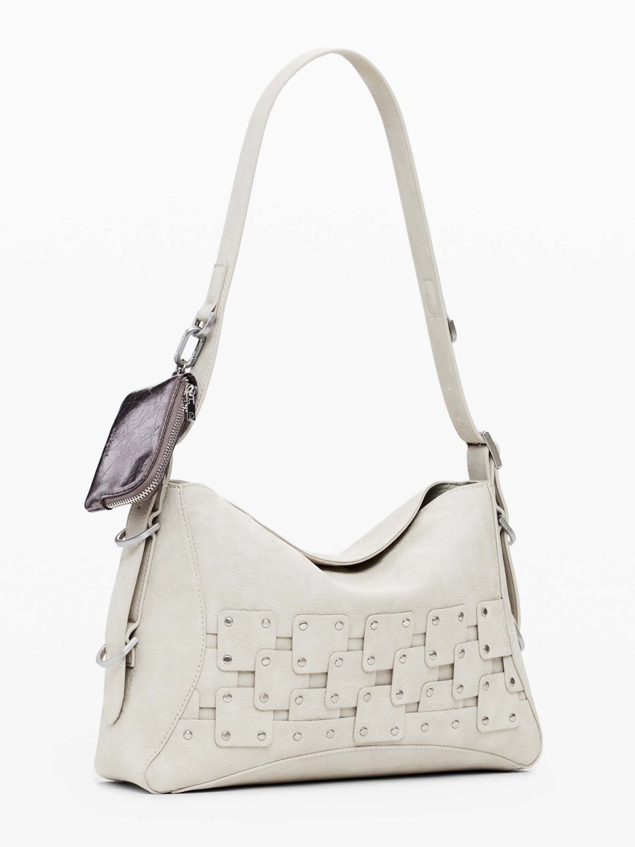 BORSA NEW PATCH DESIGUAL DONNA CREMA - immagine 3