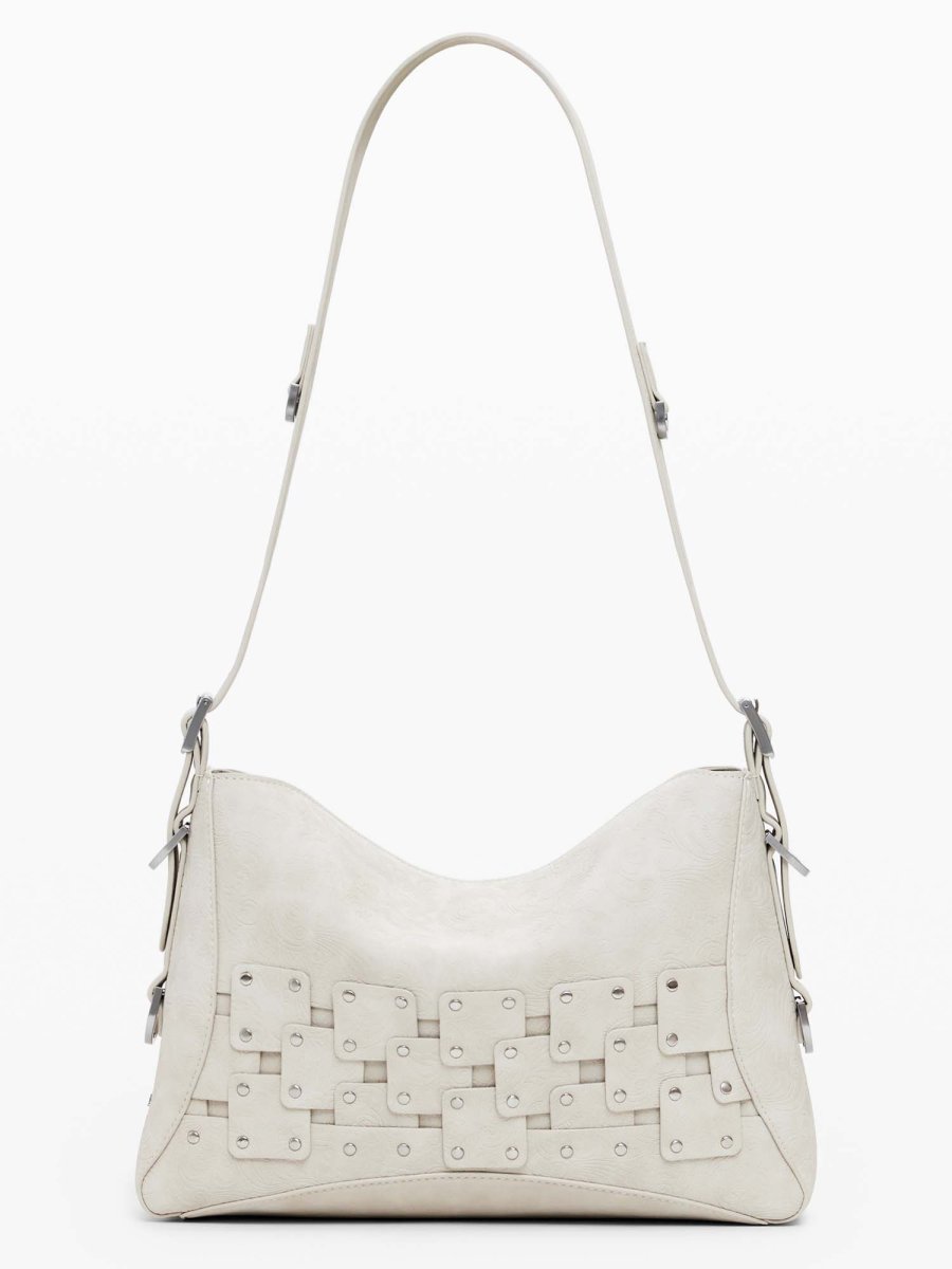 BORSA NEW PATCH DESIGUAL DONNA CREMA - immagine 4