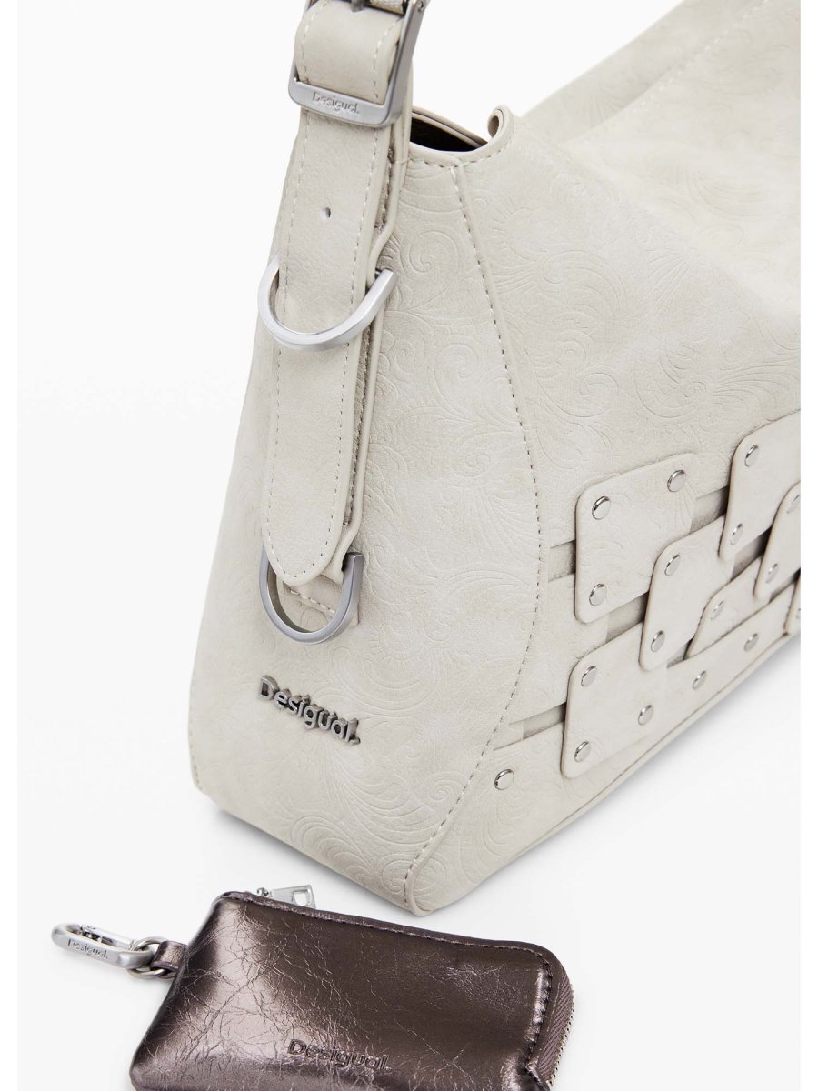 BORSA NEW PATCH DESIGUAL DONNA CREMA - immagine 5