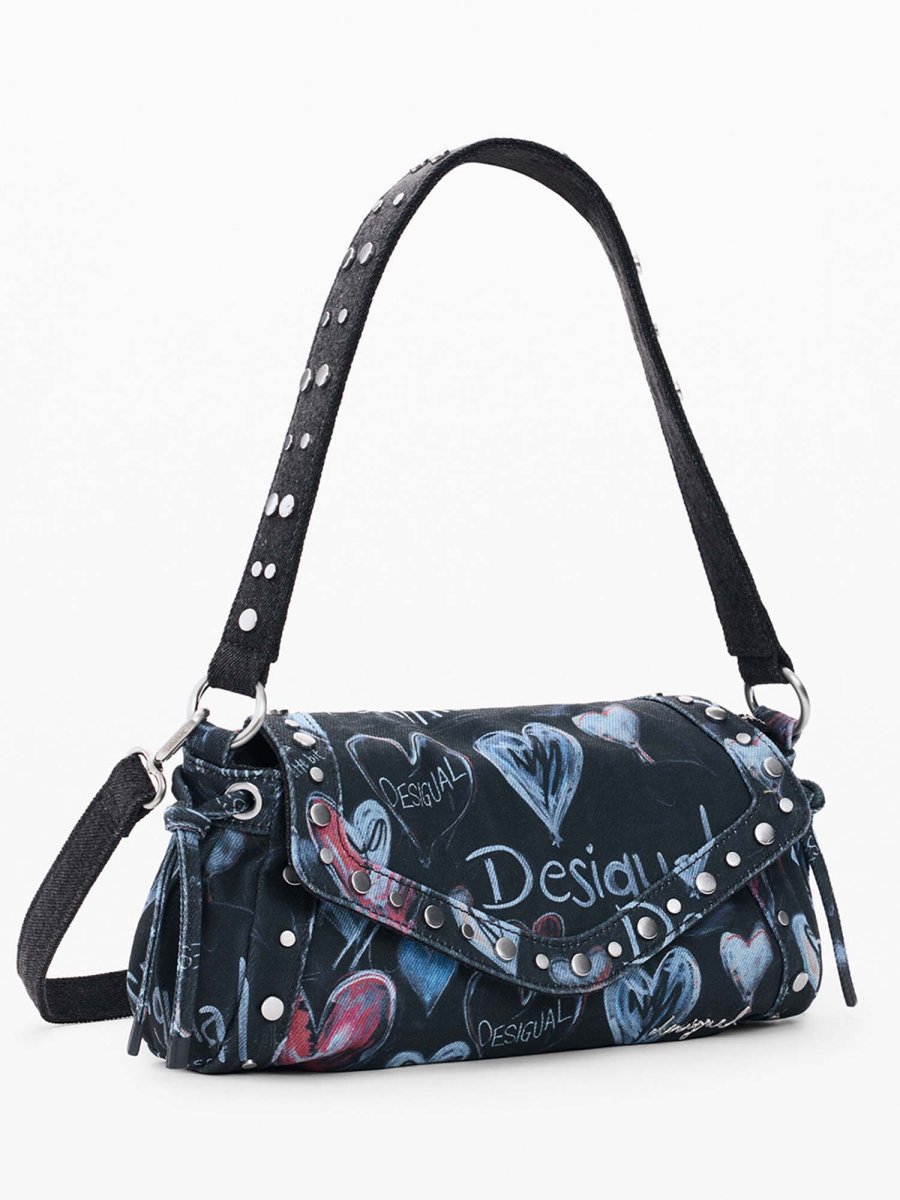 BORSA BLU DESIGUAL GRAFFITI DA DONNA - immagine 3