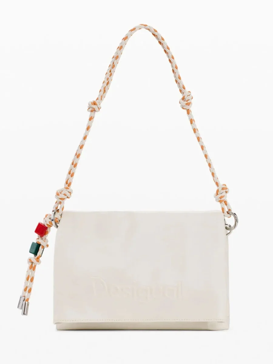 BORSA PANNA DESIGUAL CON CHARMS DA DONNA - immagine 2