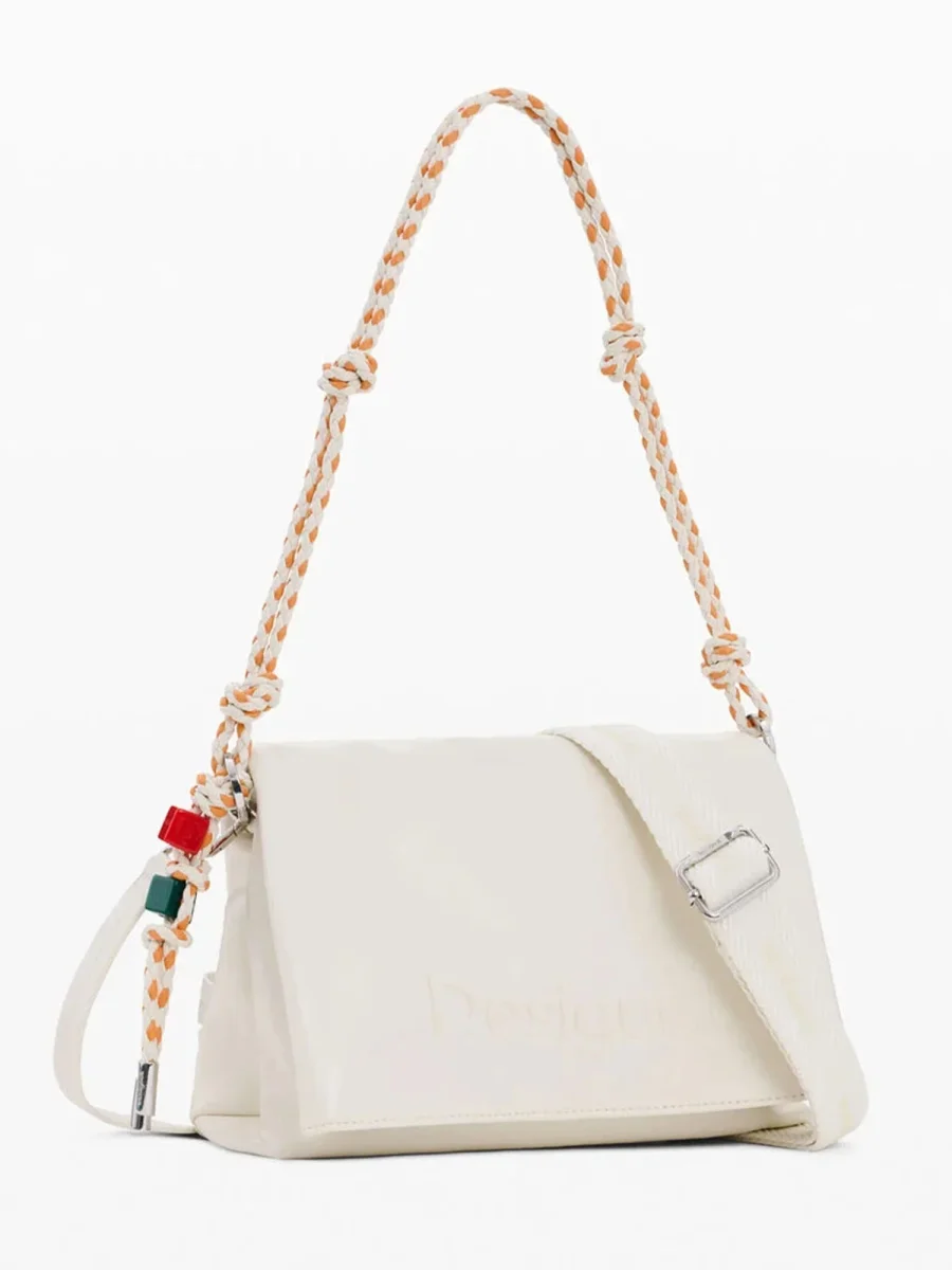 BORSA PANNA DESIGUAL CON CHARMS DA DONNA - immagine 4