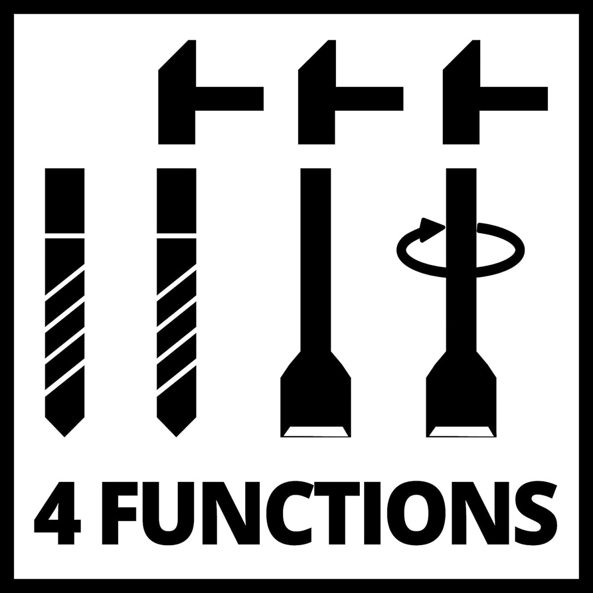 EINHELL TC-RH 1600 MARTELLO TASSELLATORE 4 FUNZIONI - immagine 9