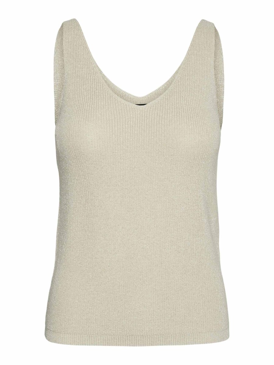Top smanicato Vero Moda Newlexsun Birch unisex adulto - immagine 3