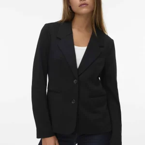 Vero Moda trench coat lungo con cintura unisex adulto in nero